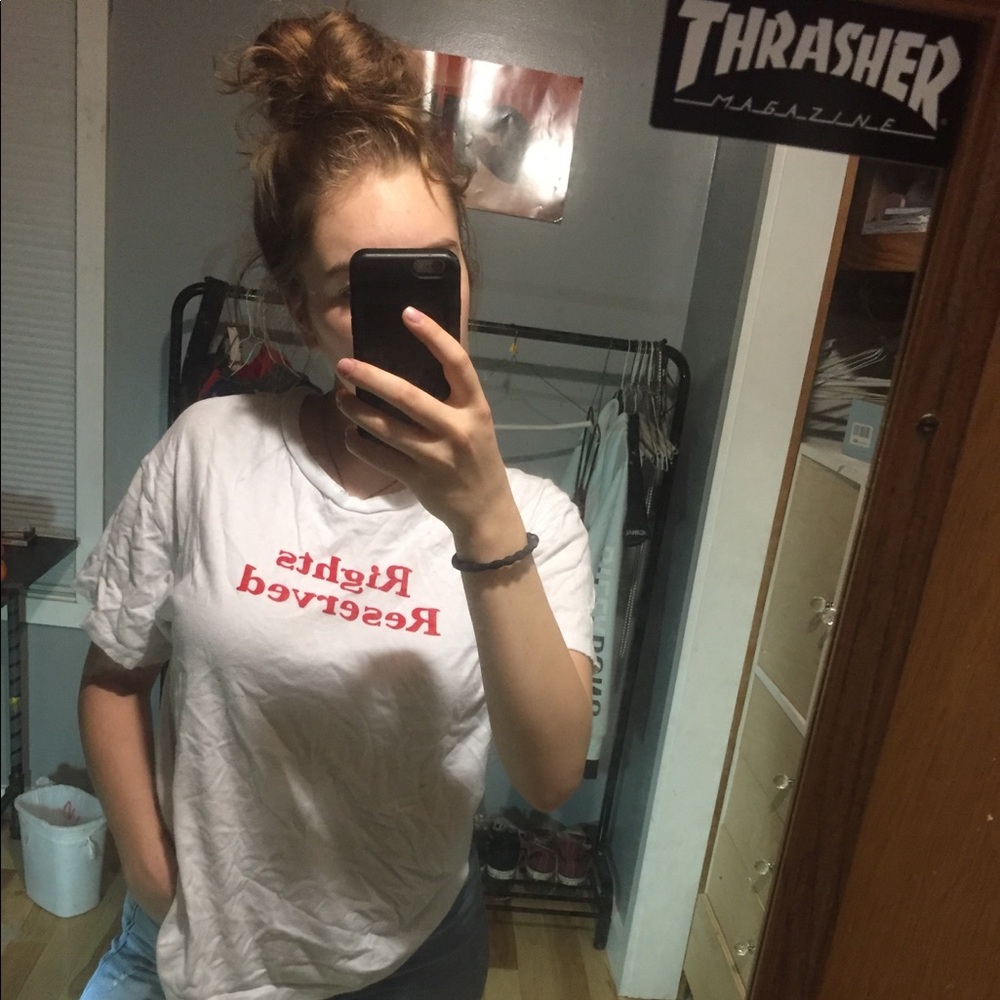 Rights reserved t-shirt